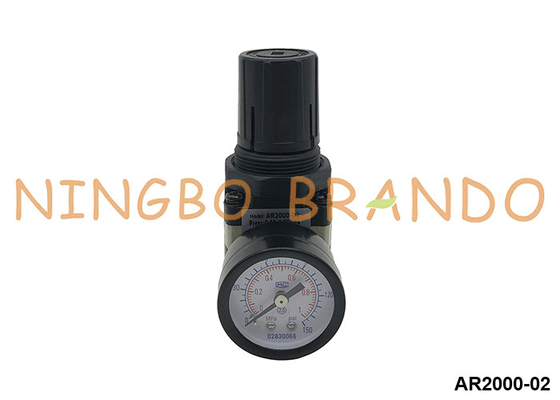 AR2000-02 Regulador pneumático de pressão atmosférica de tipo SMC com diâmetro 1/4'' 10 bar