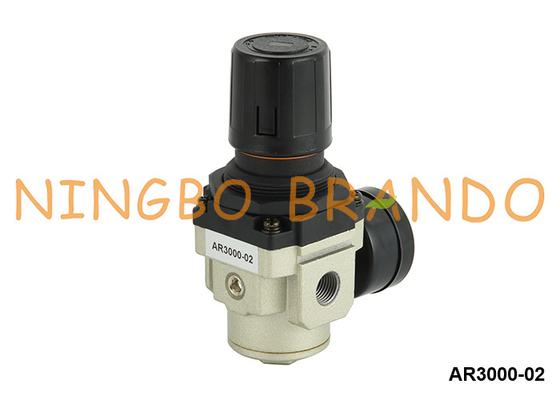 AR3000-02 Regulador pneumático de pressão atmosférica de tipo SMC com diâmetro 1/4'' 1 MPa