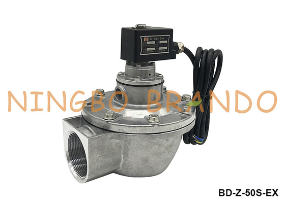 Valva de jato de pulso de solenoide à prova de explosão de 2' para colector de poeira 220V 110V 24V