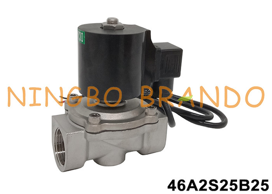 1' IP68 válvula solenoide de aço inoxidável subaquática para fonte de água