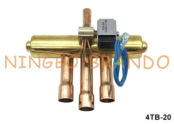 Válvula de inversão de quatro vias para refrigeração de ar condicionado de bomba de calor 220V 110V 24V