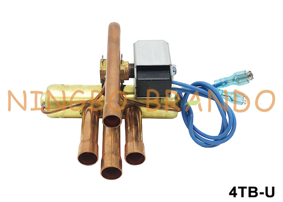 Valva de inversão de 4 vias para bomba de calor Ar condicionado 220V 110V 24V
