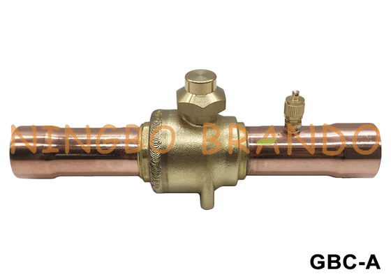 Válvula de esferográfica de desligamento tipo Danfoss GBC com porta de acesso externa