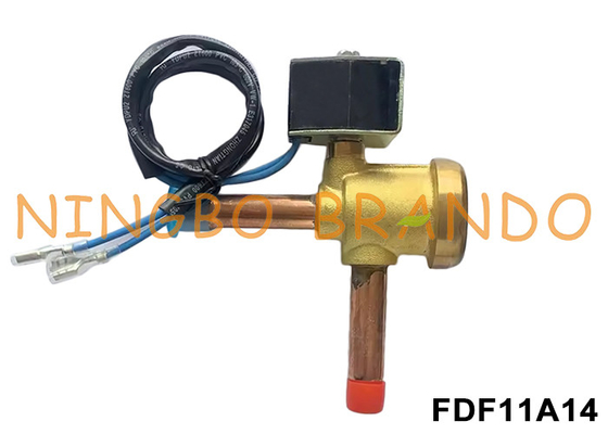 FDF11A14 12.7mm OD SANHUA Tipo válvula de solenoide para refrigeração