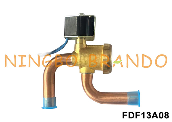 FDF13A08 5/8'' válvula solenoide tipo Sanhua para bomba de calor 24V 110V 220V