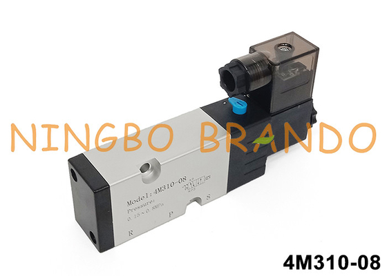 Airtac Tipo 4M310-08 Namur Piloto válvula solenoide 5/2 Way 24V 220V