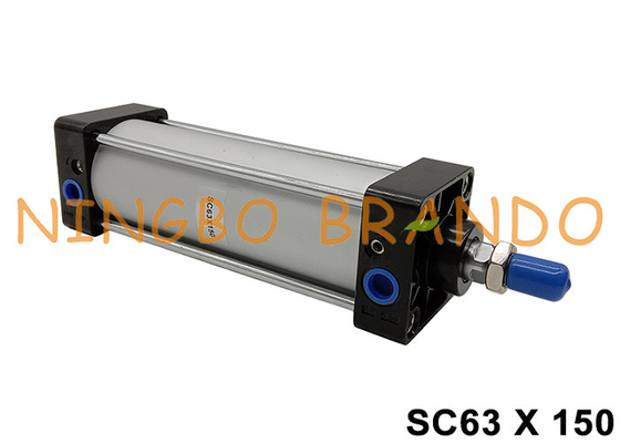 Airtac Tipo SC63x150 Cilindro de ar de vara de ligação 63mm Borrado 150mm Traço