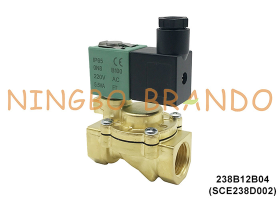 SCE238D002 1/2' ASCO Tipo de válvula solenoide elétrica de latão 220VAC 110VAC 24VDC