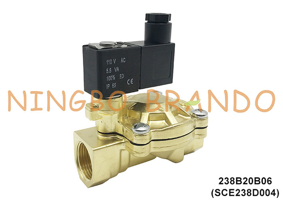 SCE238D004 3/4' ASCO Tipo de válvula de solenoide de latão elétrico para água 24V 110V 220V