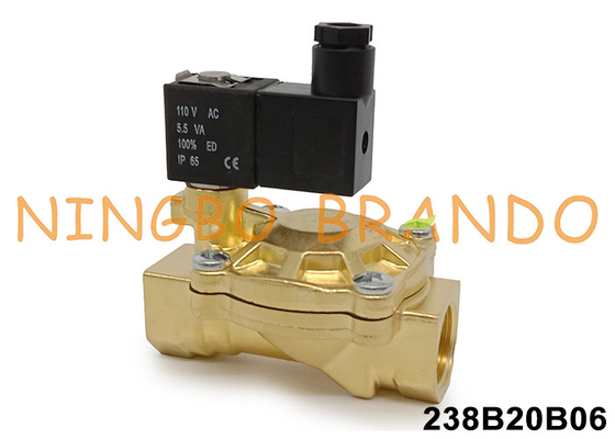 Valva solenoide ASCO Tipo 238 Série 3/4' com corpo de latão 24V 110V 220V