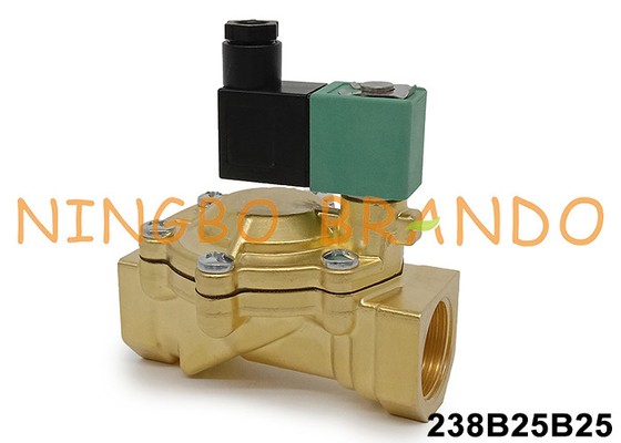 1' ASCO Tipo SCG238E005 Válvula solenoide de latão 24VDC 110VAC 220VAC