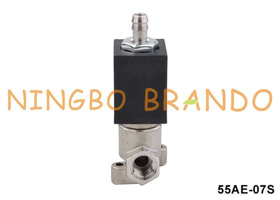 Máquina de café válvula de solenoide de aço inoxidável 3 vias 1/8' 220V 110V 24V