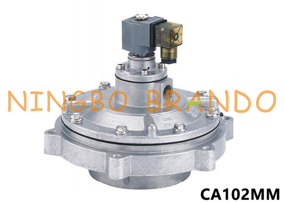 CA102MM válvula de jato de pulso de imersão total de 4' para filtro de sacos 24V DC 220V AC