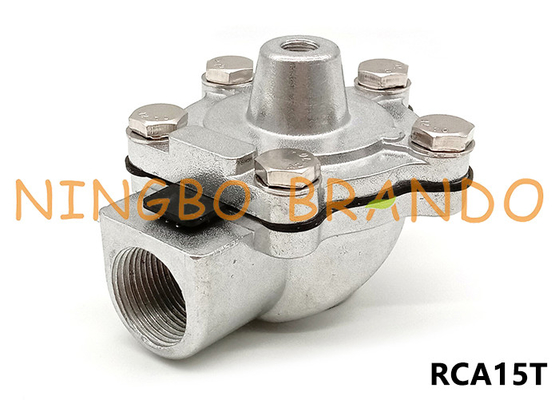 1/2' RCA15T Válvula de piloto remoto de ângulo direito para filtro de sacos de coleta de poeira