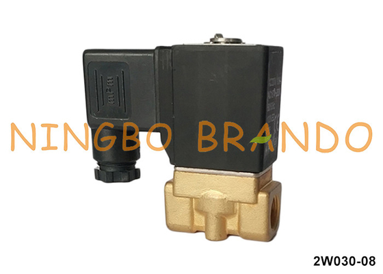 2W030-08 Airtac Tipo válvula solenoide de latão para água ar 1/4' 220V 110V 24V