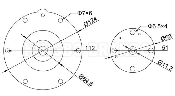 Kit de diafragma K4502 K4503 para válvula de pulso 1,5'' Goyen CA45T CA45DD