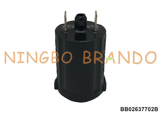 Bobina de solenoide preta para o pulsador de ordenha DELAVAL 12V 2.7W 2.8W EP100 EP2090