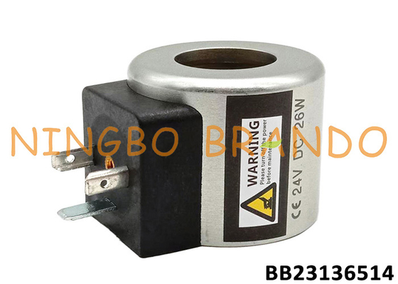 24VDC 26W bobina de válvula solenoide hidráulica para escavadeira Foton Lovol FR60