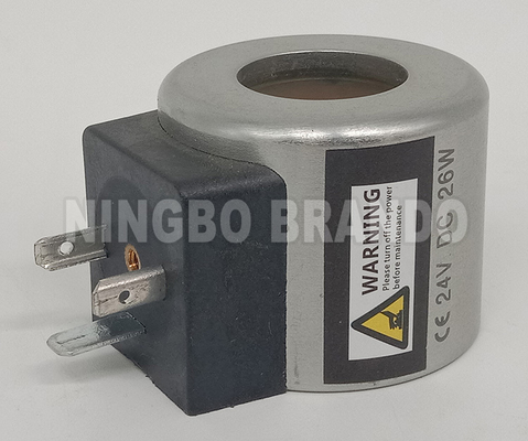 24VDC 26W bobina de válvula solenoide hidráulica para escavadeira Foton Lovol FR60