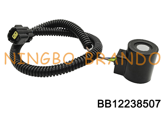 Bobina de solenóide hidráulica de peça de escavadeira 12VDC 12W DH55-5 DH55-7 DH60-5 DH60-7