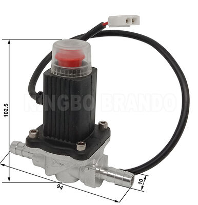 Conector rápido de emergência válvula de solenoide de desligamento automático para linha de gás