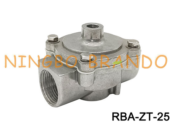 Válvula de diafragma de jato de pulso para coletor de pó com piloto remoto direto de 1''