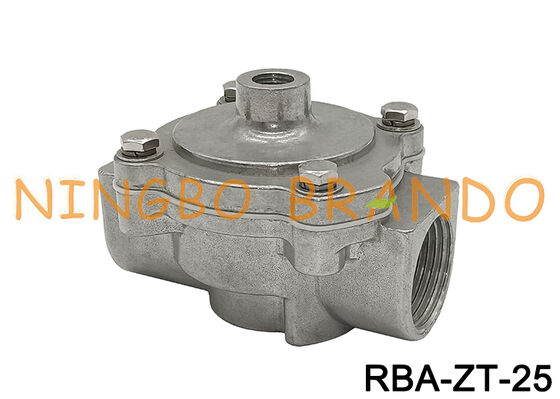 Válvula de diafragma de jato de pulso para coletor de pó com piloto remoto direto de 1''