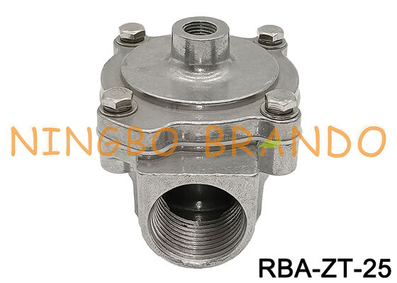 Válvula de diafragma de jato de pulso para coletor de pó com piloto remoto direto de 1''