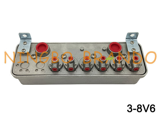 Caixa da Válvula Piloto Solenoide Tipo Goyen 3-8V6 3-8V6000-330 3-8V6000-336 12V 24V 110V 220V