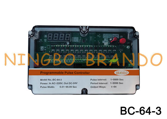64 Placa de controlo sequencial da válvula de pulso de linha para colector de poeira