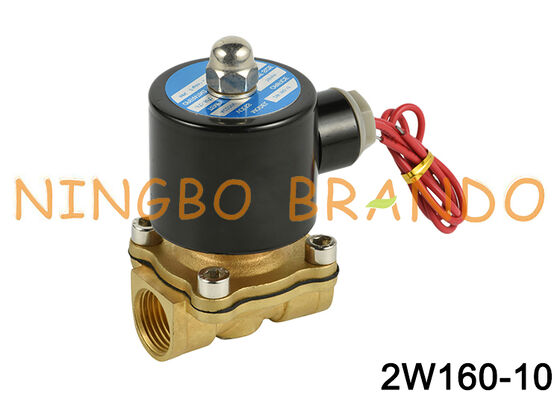 Válvula Solenoide Latão 2 Vias Normalmente Fechada 3/8'' 2W160-10