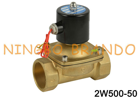 Válvula Solenoide de Água e Ar de 2 Polegadas 2W500-50 Válvula de Controle 24V 110V 220V