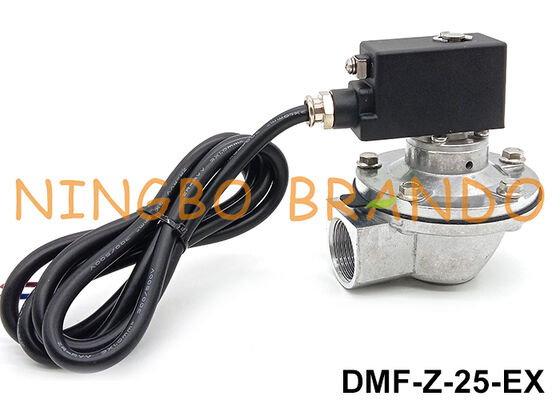 BFEC 1'' DMF-Z-25 válvula de jato de pulso de ângulo reto com bobina à prova de escape 24V 220V