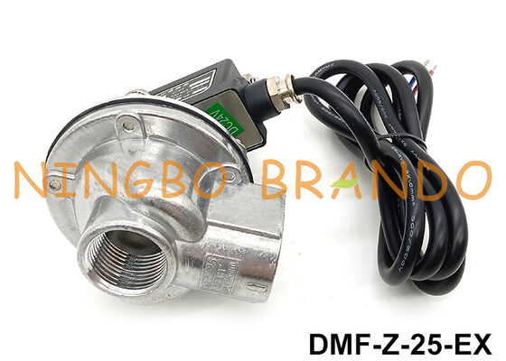 BFEC 1'' DMF-Z-25 válvula de jato de pulso de ângulo reto com bobina à prova de escape 24V 220V