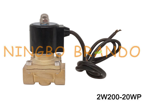 3/4" válvula solenóide impermeável de bronze 24V normalmente fechado 110V 220V