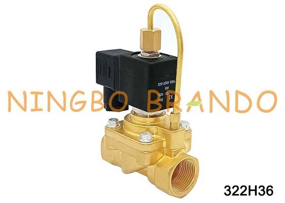 Tipo Parker G3/4'' 322H36 Parker Tipo Válvula Solenóide de Alta Pressão Normalmente Aberta 24V 220V