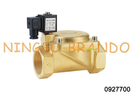 0927700 1.6Mpa Normal fechar 2 Way Brass Elétrico 2 polegadas DN50 válvula de solenoide de água