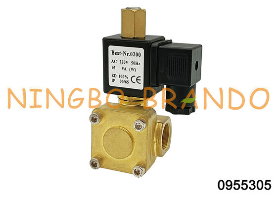 0955305 1/2' Normalmente aberta válvula de solenoide de latão 220V 110V 24V