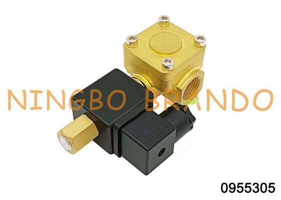 0955305 1/2' Normalmente aberta válvula de solenoide de latão 220V 110V 24V