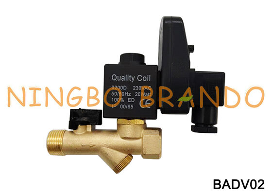 COMBO 1/2'' válvula de drenagem automática para compressor de ar AC110V AC220V