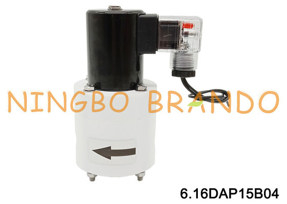 Válvula solenóide anticorrosão de 1/2 '' PTFE para produtos químicos ácidos e alcalinos