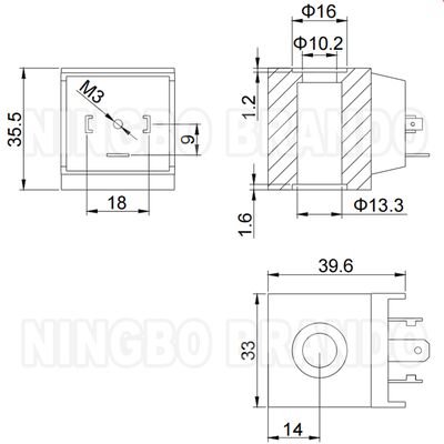 BC1 B6 BDF 688 bobina solenoide para CEME válvula de máquina de café 12V 24V 110V 220V