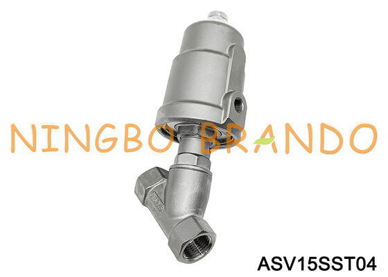 1/2" linha pneumática da posição DN15 PN16 da posição DN15 PN16 da maneira 2 da válvula de Seat do ângulo