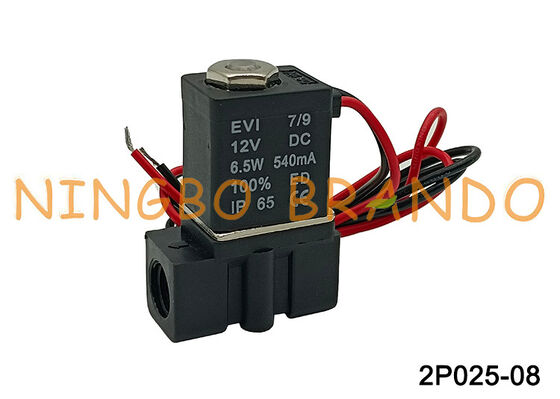 Válvula solenóide pneumática plástica de 1/4" de 2 vias 2P0250-08