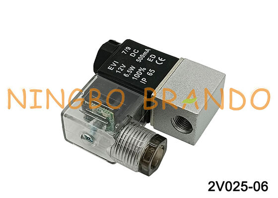 Válvula Solenóide Airtac Tipo 2V025-06 2 Vias 1/8'' 12VDC DC 12V