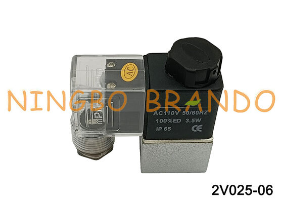 Airtac Tipo 2V025-06 1/8'' Válvula de controle de fluido 2/2 vias 110VAC AC110V