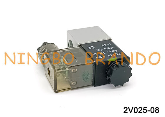 Válvula solenoide de ar pneumática tipo AIRTAC 2V025-08 normalmente fechada 12V 24V 220V