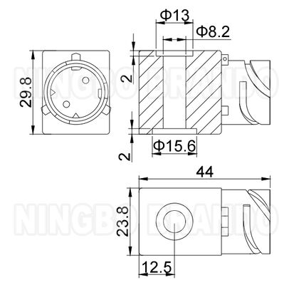 FEM-5KB 24VDC 5W bobina de solenoide para velha válvula de eixo de elevação AE1141 KNORR-BREMSE