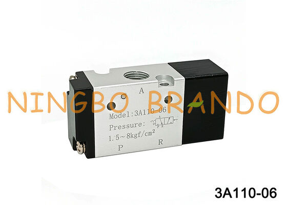 Válvula de controle pneumático tipo AIRTAC 3A110-06 1/8'' Válvula piloto de ar de 3 vias