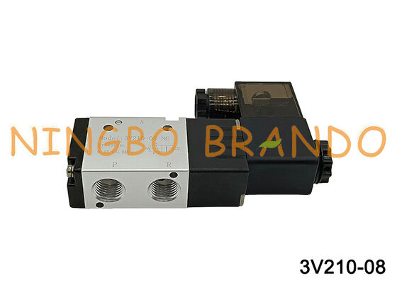 Airtac Tipo 3V210-08-NC 3V210-08-NO Válvula solenóide 3/2 vias Série 3V200